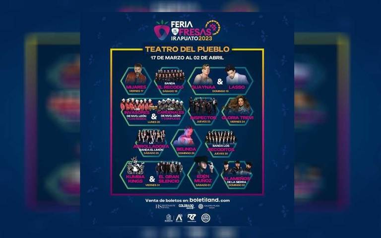 Estos son los artistas que estarán en la Feria de las Fresas