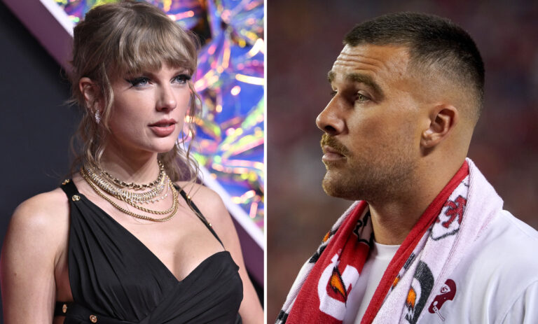 Captan a Taylor Swift y Travis Kelce juntos tras partido de Chiefs