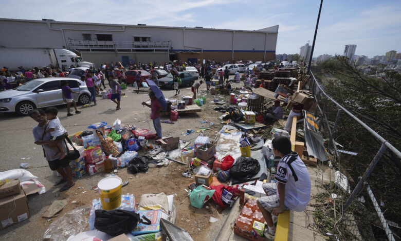 Saqueos han sido controlados en Acapulco: Sedena