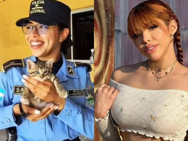 Danna Santos, la policía hondureña que se viralizó por su parecido a Yeri Mua