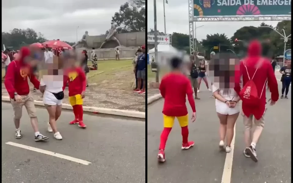 Policías brasileños disfrazados de Chapulín Colorado detienen a ladrones en el Carnaval