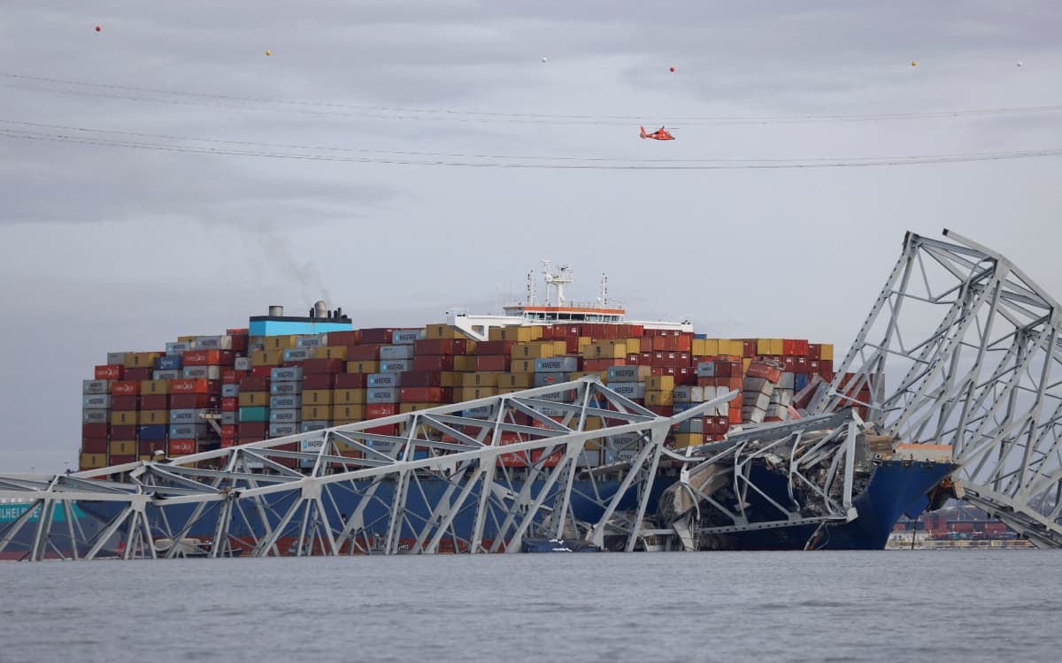 Barco de Baltimore emitió alerta antes de choque de posible accidente