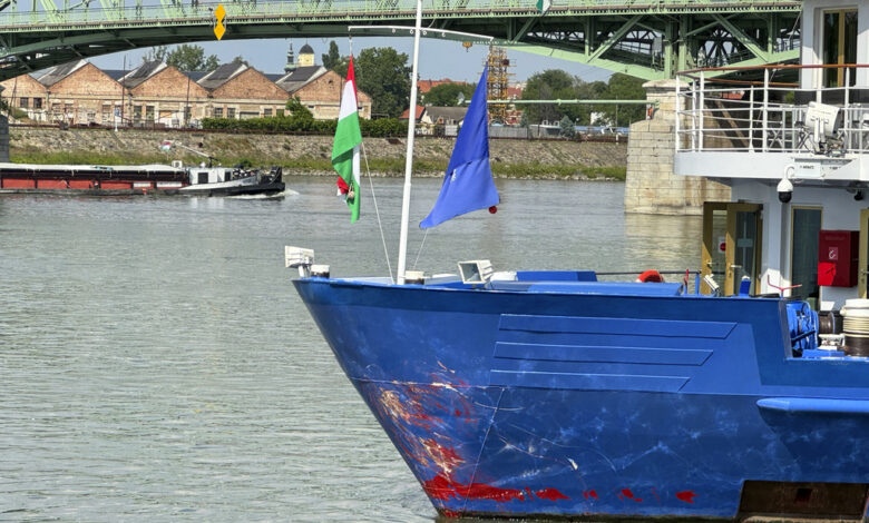 Dos muertos, cinco desaparecidos tras choque de barcos en el río Danubio