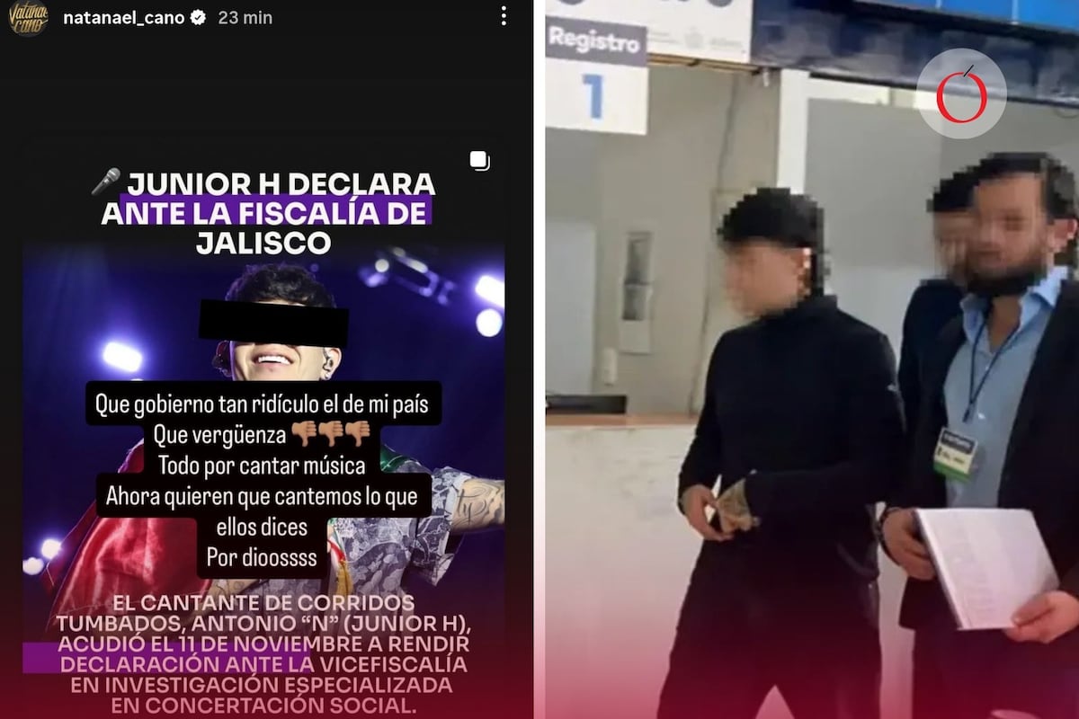 “Escándalo musical: Rechazo y críticas airadas de Natanael Cano después de que Junior H anula su concierto y él responde con un fuerte mensaje en redes sociales”
