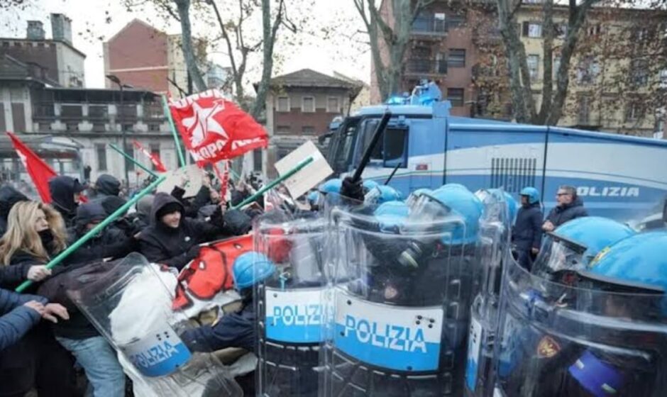 "La lucha por la memoria: Tensiones en Turín después del dramático desalojo de un simbólico espacio cultural italiano"