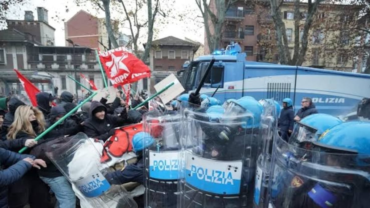 “La lucha por la memoria: Tensiones en Turín después del dramático desalojo de un simbólico espacio cultural italiano”