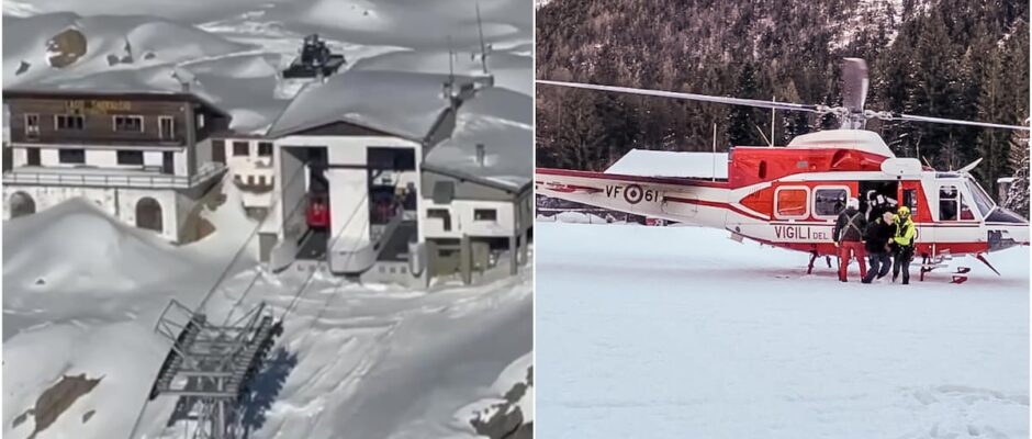 Tragedia en la cima: Hundimiento del teleférico italiano deja sin salida a cien viajeros en el peligroso Monte Moro