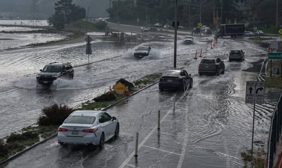 "Furia Invernala: El Fuego y el Hielo se Unen sobre la Costa Este"