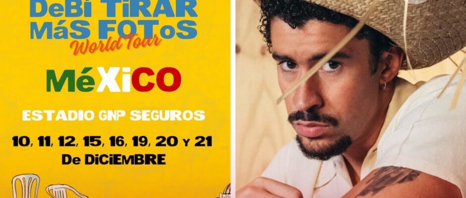 El Ritmo de la Ciudad: Bad Bunny Presenta su Setlist Explosivo para los Conciertos en el Estadio GNP de México