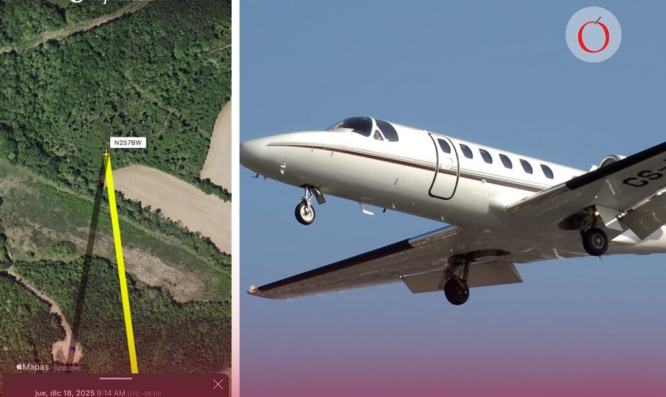 Desastre sobre el radar: Vía satelital captura el dramático final de la avioneta que volaba con el mismo modelo que cayó en Toluca.