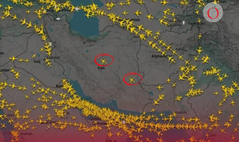 "Vacío sobre Irán: Misterio en los cielos como dos aviones chinos ocupan el espacio aéreo vacante"
