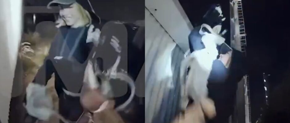 ¿Marketing o vandalismo?: Sydney Sweeney cuelga ropa interior en letrero de Hollywood para promover su nueva marca de lencería