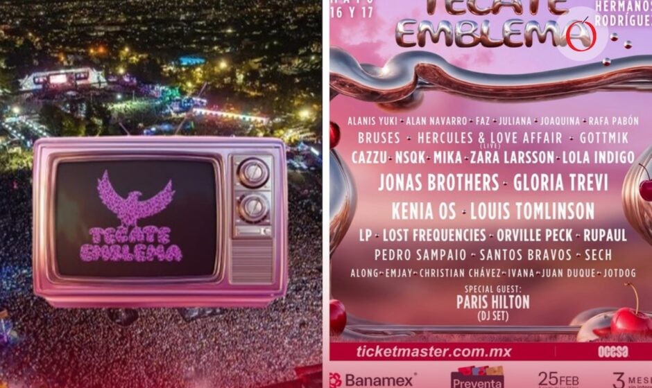 Se revela cartel del Tecate Emblema 2026: estos son artistas que vendrán a la CDMX, boletos y precios