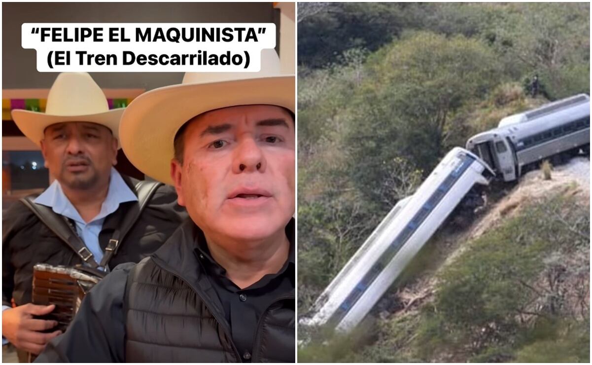 VIDEO: Lanzan corrido “Felipe el maquinista” por caso del descarrilamiento del Tren Interoceánico en Oaxaca