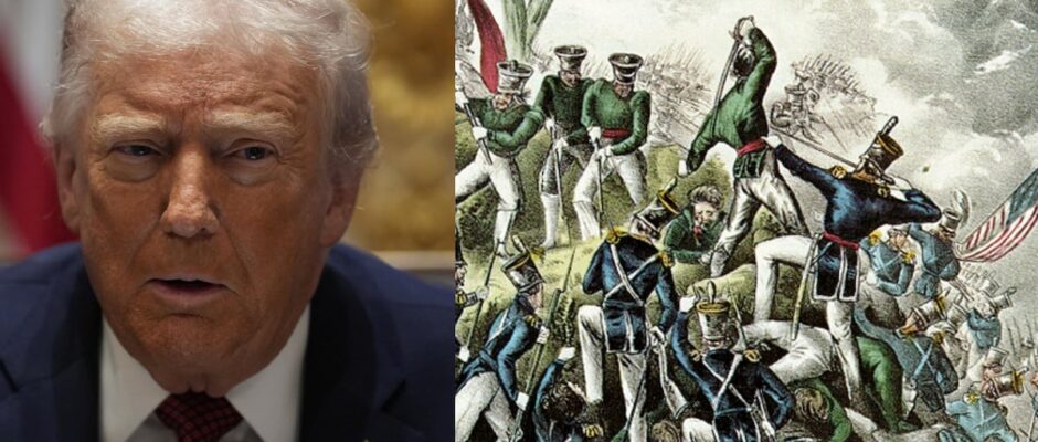 "La sombra de la historia: Donald Trump revive la polémica "Victoria Legendaria" de EE.UU. en México, 184 años después"