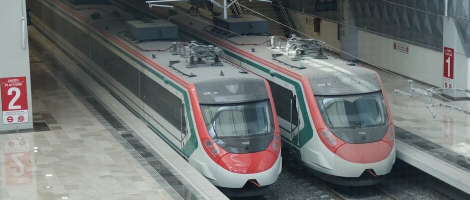 FOTOS: Realizan pruebas de circulación del Tren México-AIFA