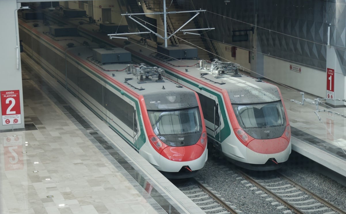 FOTOS: Realizan pruebas de circulación del Tren México-AIFA